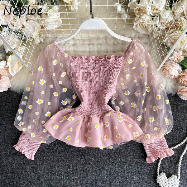 women's blouses & shirts neploe mesh yarn lantern sleeve elastic force slim wasit ruffles 2021 summer square collar sweet fresh women b, White
women's blouses & shirts neploe mesh yarn lantern sleeve elastic force slim wasit ruffles 2021 summer square collar sweet fresh women b, White