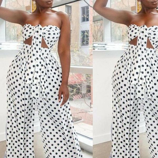 women tracksuits 2pcs polka dot outfits jumpsuits wrap chest crop wide leg long pants casual summer beach jumpsuit romper, Gray
women tracksuits 2pcs polka dot outfits jumpsuits wrap chest crop wide leg long pants casual summer beach jumpsuit romper, Gray