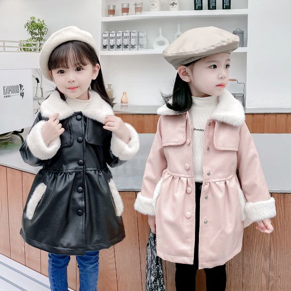 baby girls leather jacket winter faux leather coats in kids girls fur outerwear faux fur outerwear and coats children clothing, Blue;gray
baby girls leather jacket winter faux leather coats in kids girls fur outerwear faux fur outerwear and coats children clothing, Blue;gray