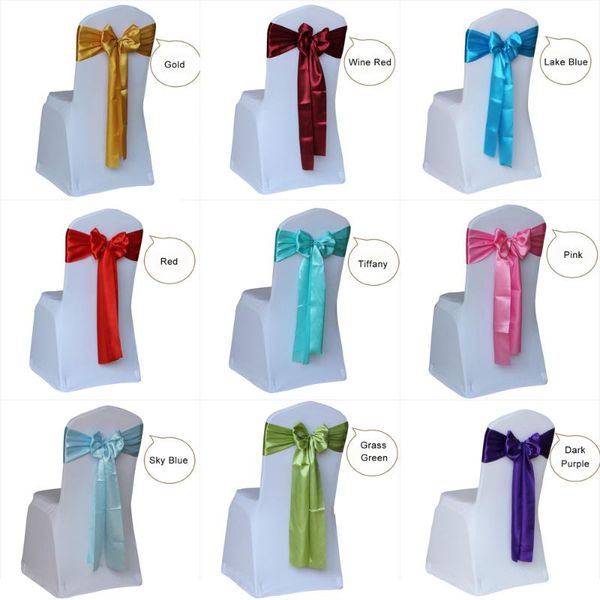 sashes 50pcs satin wedding chair sash bow tie ribbon bands for decoration el party supplies
sashes 50pcs satin wedding chair sash bow tie ribbon bands for decoration el party supplies