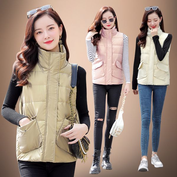 vests huagedi love down et women's short vt in autumn winter of 2021, and versatile coat, fashionable outside, Black;white
vests huagedi love down et women's short vt in autumn winter of 2021, and versatile coat, fashionable outside, Black;white