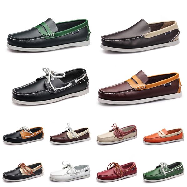 men casual shoes loafers leather outdoor sneakers bottom low cut classic triple black brown gr
men casual shoes loafers leather outdoor sneakers bottom low cut classic triple black brown gr
