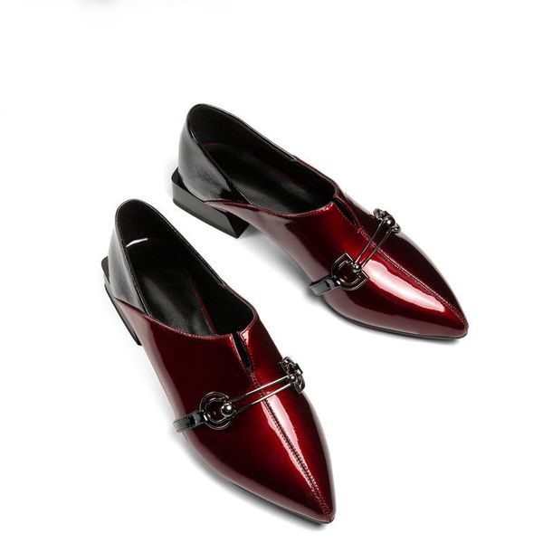 2022 new spring women shoeslow heelspointed toebritish styleall-matchfemale footweargreywine-reddropshipping, Black
2022 new spring women shoeslow heelspointed toebritish styleall-matchfemale footweargreywine-reddropshipping, Black
