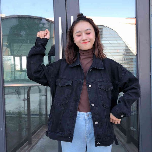 women's jackets solid black women's jackets denim korean style the whole game of chic bf women loose high-quality fashions comfort, Black;brown
women's jackets solid black women's jackets denim korean style the whole game of chic bf women loose high-quality fashions comfort, Black;brown