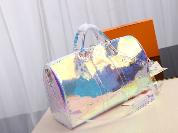 men rainbow laser flash pvc designer backpack transparent duffle bag brilliant colour backpacks luggage travel bag crossbody shoulder bags
men rainbow laser flash pvc designer backpack transparent duffle bag brilliant colour backpacks luggage travel bag crossbody shoulder bags