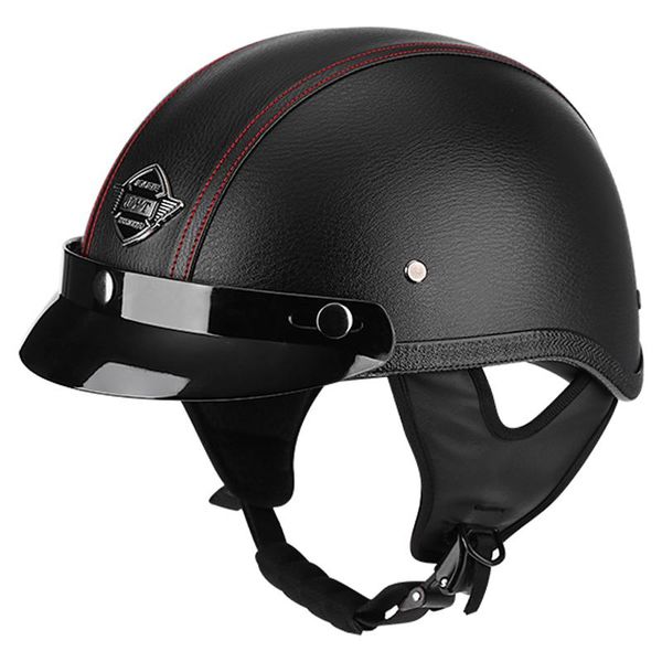 motorcycle helmets vintage pu leather sun visor and retractable detachable warm collar
motorcycle helmets vintage pu leather sun visor and retractable detachable warm collar