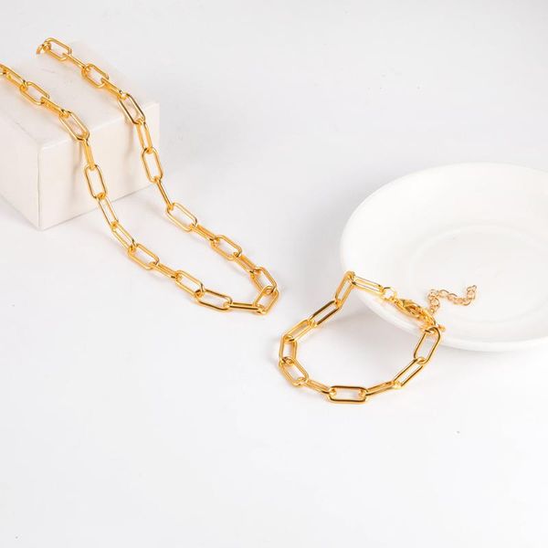 earrings & necklace my shape hip hop bracelet set for women men iron metal choker chain fashion jewelry making diy accessories, Silver
earrings & necklace my shape hip hop bracelet set for women men iron metal choker chain fashion jewelry making diy accessories, Silver