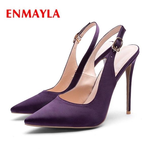 dress shoes enmayla microfiber pointed toe buckle strap thin heels party high heel pumps size34-43 zyl2205, Black
dress shoes enmayla microfiber pointed toe buckle strap thin heels party high heel pumps size34-43 zyl2205, Black