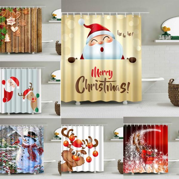 christmas series shower curtain santa claus snowman print waterproof curtains for bathroom decor
christmas series shower curtain santa claus snowman print waterproof curtains for bathroom decor