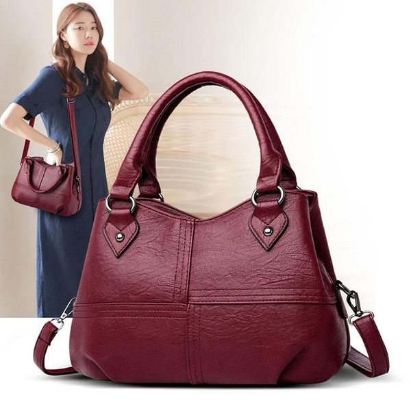 leather handbag lady simple fashion stitching one-shoulder bag large-capacity sheepskin textured stiletto cross body
leather handbag lady simple fashion stitching one-shoulder bag large-capacity sheepskin textured stiletto cross body