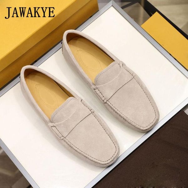 dress shoes real suede leather for men slip on loafers simple designer classic men's formal business, Black
dress shoes real suede leather for men slip on loafers simple designer classic men's formal business, Black
