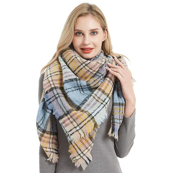 scarves 2021 autumn winter female plaid scarf women fashion wide lattices long shawl wrap blanket warm tippet gift for, Blue;gray
scarves 2021 autumn winter female plaid scarf women fashion wide lattices long shawl wrap blanket warm tippet gift for, Blue;gray