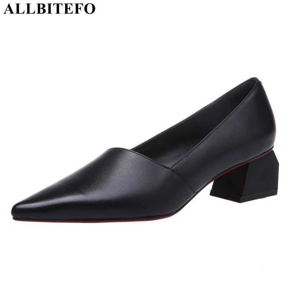 allbitefo thick heel genuine leather office ladies shoes spring women high heel shoes women heels girls shoes 210611, Black
allbitefo thick heel genuine leather office ladies shoes spring women high heel shoes women heels girls shoes 210611, Black