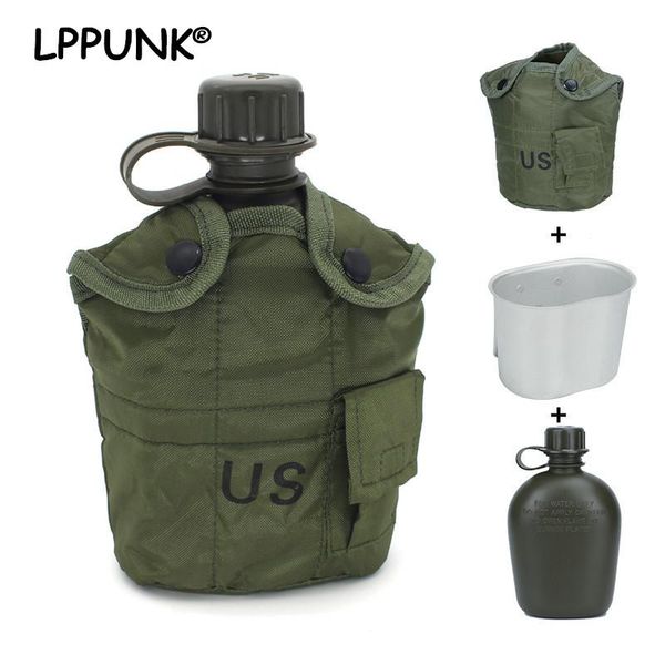 mugs 1000ml sports&outdoor hdpe water bottle 700ml aluminum folding handgrip for survival wild in military camouflage bag
mugs 1000ml sports&outdoor hdpe water bottle 700ml aluminum folding handgrip for survival wild in military camouflage bag