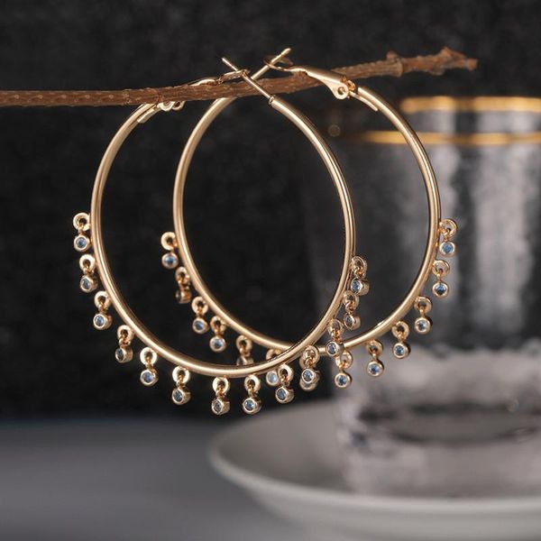 dangle & chandelier bohemian fashion crystal water drop tassel earrings for women big circle gold color stylish jewelry accessories, Silver
dangle & chandelier bohemian fashion crystal water drop tassel earrings for women big circle gold color stylish jewelry accessories, Silver