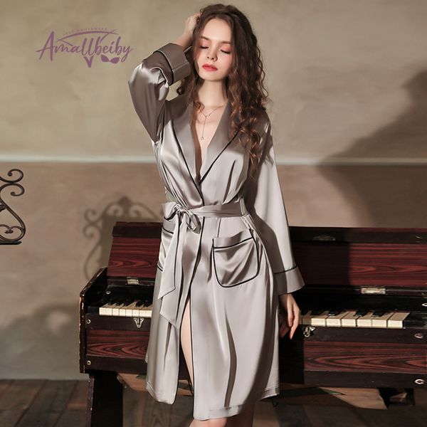 2021silk robes for women sleepwear kimono bathrobe female intimate lingerie home wear deep v bridesmaid robe dropshipping, Black;white
2021silk robes for women sleepwear kimono bathrobe female intimate lingerie home wear deep v bridesmaid robe dropshipping, Black;white