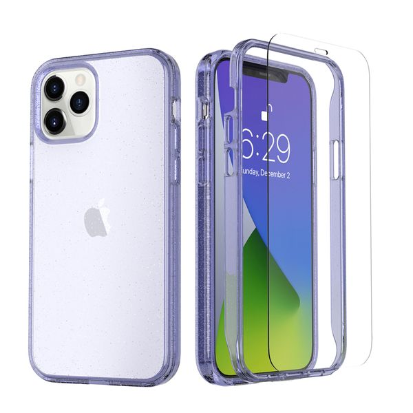 bling glitter 360 full body clear transparent phone cases dual layer protective cover with tempered glass screen for iphone 12 mini 11 pro m
bling glitter 360 full body clear transparent phone cases dual layer protective cover with tempered glass screen for iphone 12 mini 11 pro m