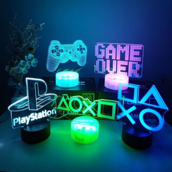 night lights gaming room desk setup lamp 3d usb led acrylic light 16 color adjustable decorative touch sensor children lighting
night lights gaming room desk setup lamp 3d usb led acrylic light 16 color adjustable decorative touch sensor children lighting