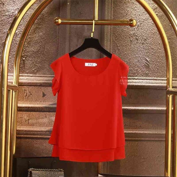 Fashion Brand Short Sleeve Womens Blouse Summer Chiffon Shirts Sheer O-neck Casual Blouse Plus Size 6xl Loose Female Tops, White
Fashion Brand Short Sleeve Womens Blouse Summer Chiffon Shirts Sheer O-neck Casual Blouse Plus Size 6xl Loose Female Tops, White