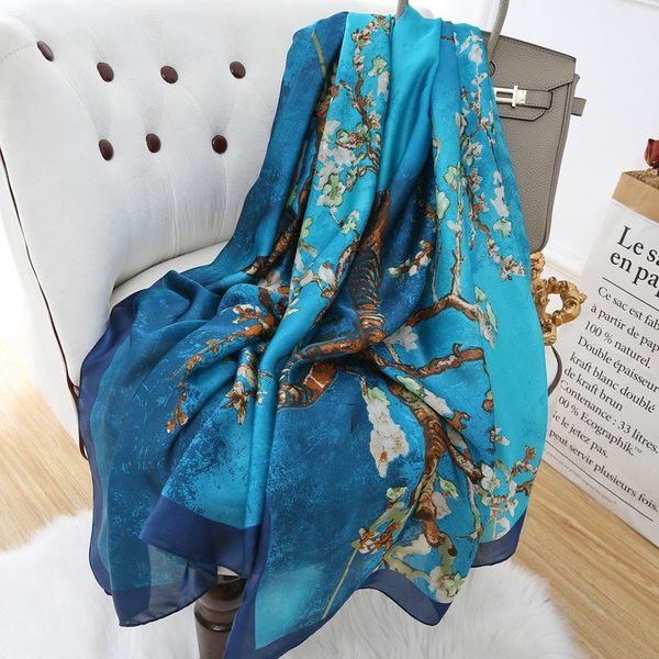 scarves 2021 fashion silk square scarf for women 90*180cm neck hair tie band bag warp soft neckerchief hijab headscarf female foulard, Blue;gray
scarves 2021 fashion silk square scarf for women 90*180cm neck hair tie band bag warp soft neckerchief hijab headscarf female foulard, Blue;gray