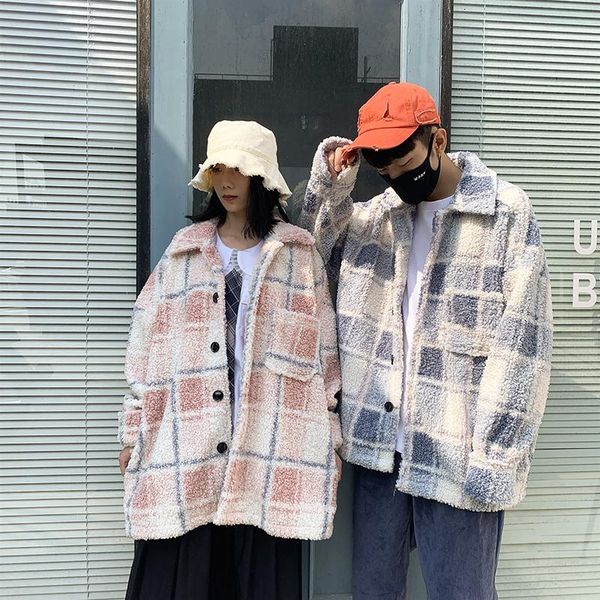 men's wool & blends 2021 winter korean version of european and american style casual loose plaid thick section coat large size, Black
men's wool & blends 2021 winter korean version of european and american style casual loose plaid thick section coat large size, Black