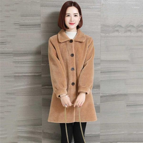 autumn winter fashion women natural wool jacket female soft warm real fur long outwear genuine sheep shearing coat a961, Black
autumn winter fashion women natural wool jacket female soft warm real fur long outwear genuine sheep shearing coat a961, Black