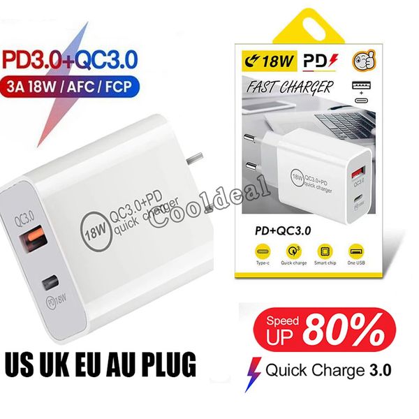 18w fast usb charger quick charge type c pd fasts charging for iphone eu us plug qc 4.0 3.0 phone chargers with retail box
18w fast usb charger quick charge type c pd fasts charging for iphone eu us plug qc 4.0 3.0 phone chargers with retail box