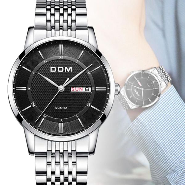 wristwatches men's watches fashion business quartz wristwatch full steel band date waterproof relogio masculino black wache, Slivery;brown
wristwatches men's watches fashion business quartz wristwatch full steel band date waterproof relogio masculino black wache, Slivery;brown