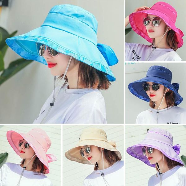 wide brim hats fashion summer big sun hat women bow knot seaside beach windproof protection cap female outdoor anti-uv sunhat, Blue;gray
wide brim hats fashion summer big sun hat women bow knot seaside beach windproof protection cap female outdoor anti-uv sunhat, Blue;gray