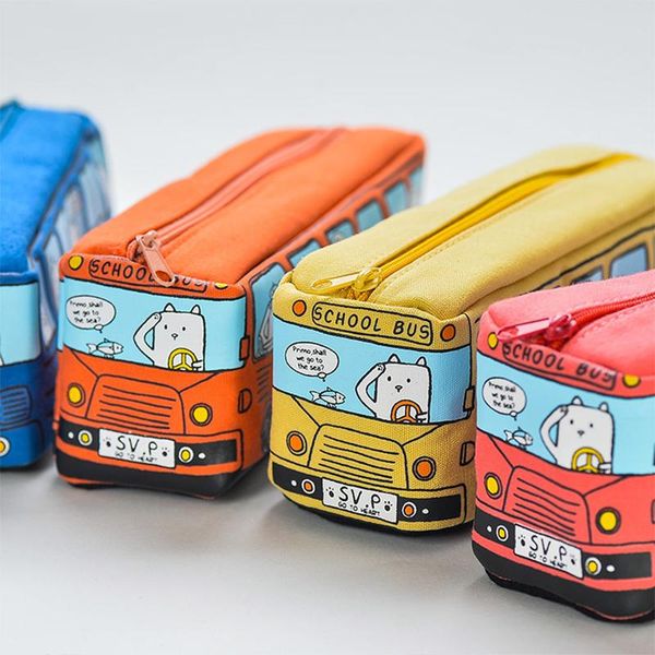 form animal school bus stationery canvas pencil case storage organizer bag gift office supply bags
form animal school bus stationery canvas pencil case storage organizer bag gift office supply bags