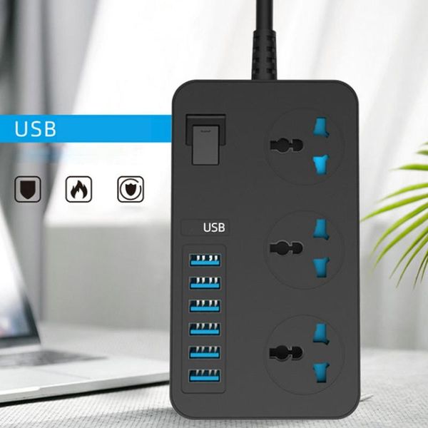 smart power plugs office with line switch row travel multi-hole socket plug-in board usb plug row(us plug)
smart power plugs office with line switch row travel multi-hole socket plug-in board usb plug row(us plug)
