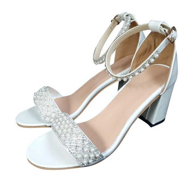 sandals women plus size white party wedding shoes high heels ladies elegant pearl buckle strap comfortable dvco, Black
sandals women plus size white party wedding shoes high heels ladies elegant pearl buckle strap comfortable dvco, Black
