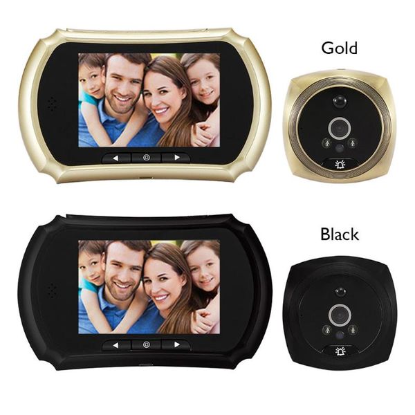 digital peephole viewer doorbell 3.5 inch screen night vision pir motion detection electronic door eye camera bell doorbells
digital peephole viewer doorbell 3.5 inch screen night vision pir motion detection electronic door eye camera bell doorbells