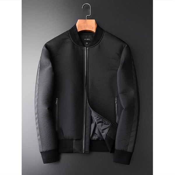 men's jackets natural pleated air layer fabric baseball jacket slim trend thickened in autumn and winter, Black;brown
men's jackets natural pleated air layer fabric baseball jacket slim trend thickened in autumn and winter, Black;brown