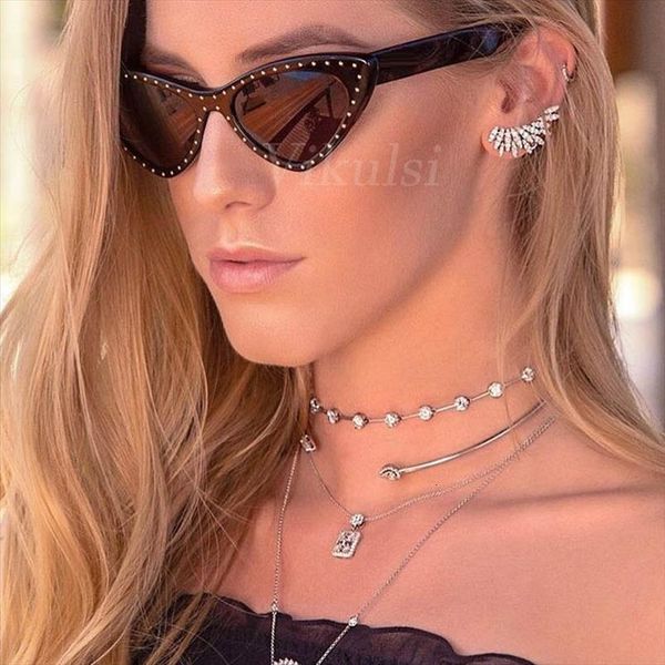 fashion cute retro cat eye sunglasses women vintage brand designer cateye sun glasses for female ladies uv400 shades, White;black
fashion cute retro cat eye sunglasses women vintage brand designer cateye sun glasses for female ladies uv400 shades, White;black