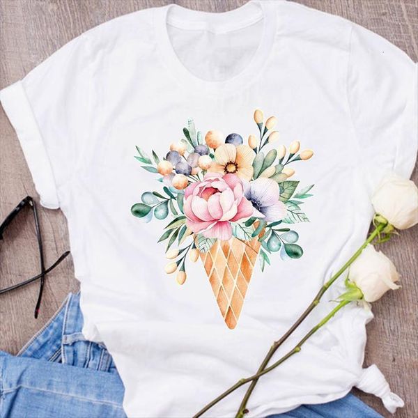 graphic ice cream flower floral women t shirt print fashion 90s short sleeve clothes lady tees womens, White
graphic ice cream flower floral women t shirt print fashion 90s short sleeve clothes lady tees womens, White