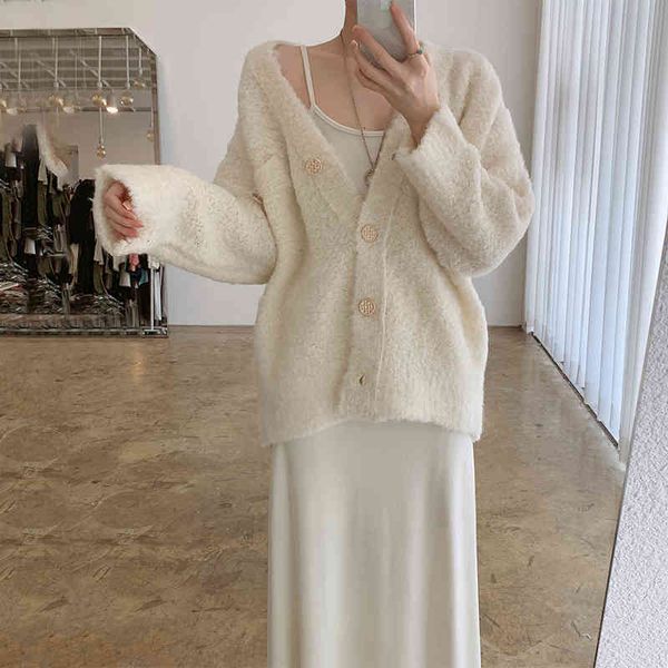 dress autumn winter women two outfits sleeve sweater cardigans and spaghetti strap long ladies piece f324 g0tu, Black;gray
dress autumn winter women two outfits sleeve sweater cardigans and spaghetti strap long ladies piece f324 g0tu, Black;gray