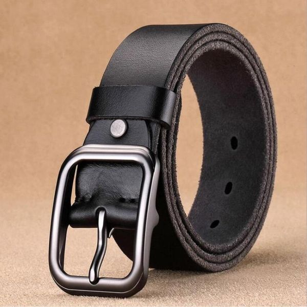 black buckle genuine leather men belt full grain layer cowskin male jeans belts luxury cowboy waistband xks177, Black;brown
black buckle genuine leather men belt full grain layer cowskin male jeans belts luxury cowboy waistband xks177, Black;brown