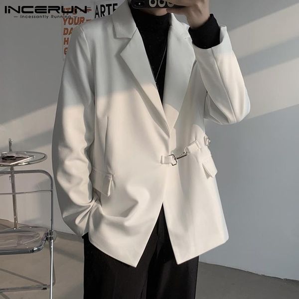 men's suits & blazers 2021 men blazer solid color streetwear lapel long sleeve stylish casual elegant fashion leisure jackets s-5xl inc, White;black
men's suits & blazers 2021 men blazer solid color streetwear lapel long sleeve stylish casual elegant fashion leisure jackets s-5xl inc, White;black