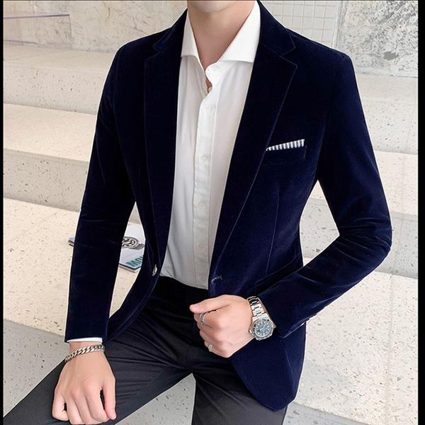 men's suits & blazers autumn wear korean mini suit style fashion leisure single west coat youth velvet small, White;black
men's suits & blazers autumn wear korean mini suit style fashion leisure single west coat youth velvet small, White;black