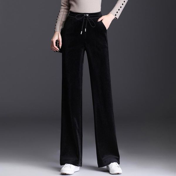 autumn winter women pants loose golden velvet length high waist lacing trousers casual thicken fashion wide leg pant women's & capris, Black;white
autumn winter women pants loose golden velvet length high waist lacing trousers casual thicken fashion wide leg pant women's & capris, Black;white