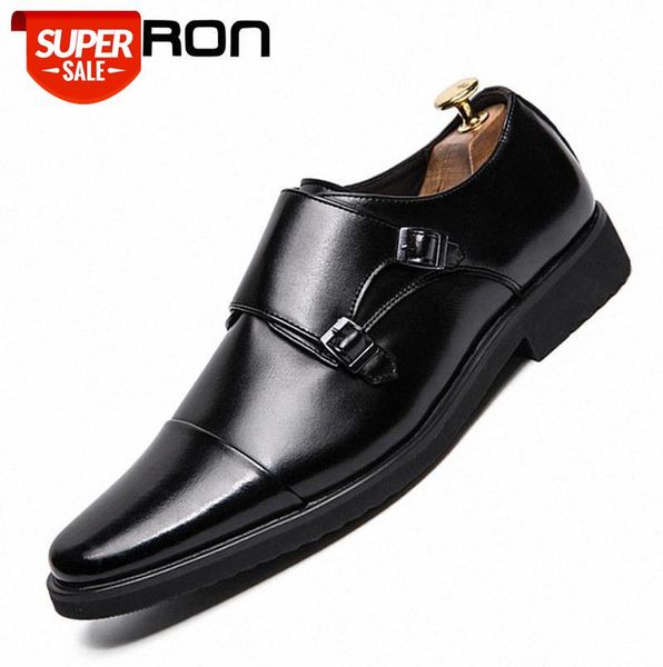 fashion slip on men dress shoes new classic leather oxfords for wedding party business flat shoes men's loafers designer formal #tw6l