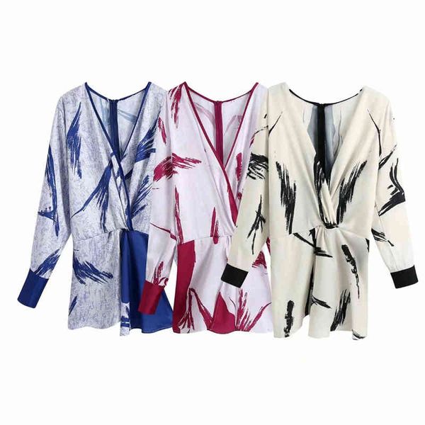 elegant women v-neck loose shirts fashion ladies print crossing streetwear female chic long asymmetric blouse 210427, White
elegant women v-neck loose shirts fashion ladies print crossing streetwear female chic long asymmetric blouse 210427, White