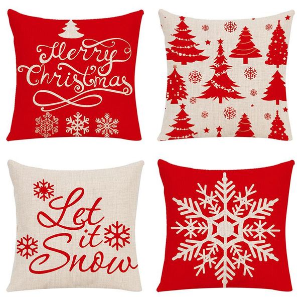 cushion/decorative pillow selling christmas cover household products red snowflake elk cushion 
cushion/decorative pillow selling christmas cover household products red snowflake elk cushion