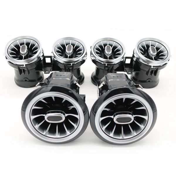 interior&external lights auto air conditioning turbine vent outlet with 64 color led interior ambient light for - e-class w213
interior&external lights auto air conditioning turbine vent outlet with 64 color led interior ambient light for - e-class w213