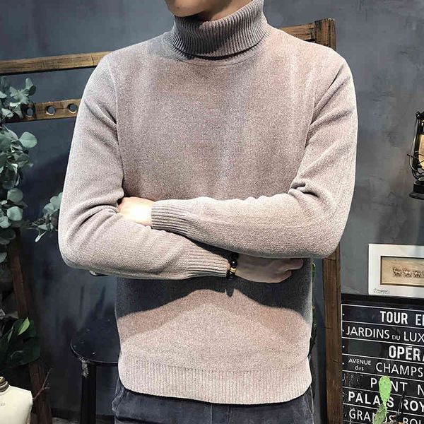 sweater knit men's pullover chenille mink one cashmere solid turtleneck casual slim add thick, White;black
sweater knit men's pullover chenille mink one cashmere solid turtleneck casual slim add thick, White;black
