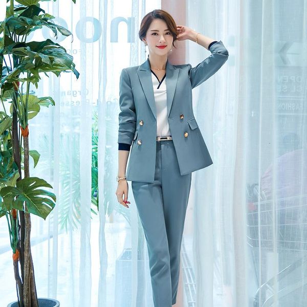 women's suits & blazers pant autumn winter workwear office suit women fashion slim double-breasted sets temperament formal, White;black
women's suits & blazers pant autumn winter workwear office suit women fashion slim double-breasted sets temperament formal, White;black