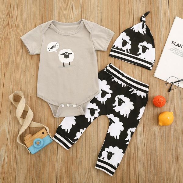 born infant baby girl clothes cartoon sheep romper pants hat outfits boy set for girls clothing sets 2021 summer, White
born infant baby girl clothes cartoon sheep romper pants hat outfits boy set for girls clothing sets 2021 summer, White