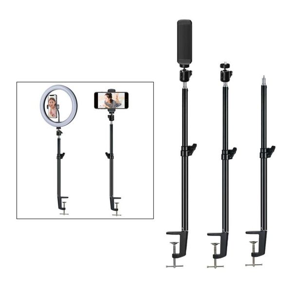 cell phone mounts & holders 19.7'-31.5' tablelight clip clamp stand monopod with 1/4 ' for ring desk camera mount 2021
cell phone mounts & holders 19.7'-31.5' tablelight clip clamp stand monopod with 1/4 ' for ring desk camera mount 2021