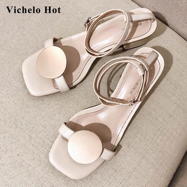 dress shoes vichelo natural leather peep toe med heel metal decorations beauty lady daily wear high fashion summer sandals women l9m, Black
dress shoes vichelo natural leather peep toe med heel metal decorations beauty lady daily wear high fashion summer sandals women l9m, Black